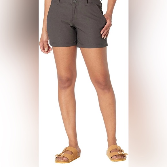 Prana Alana style shorts in the color dark iron size 4 nwot - Picture 1 of 9